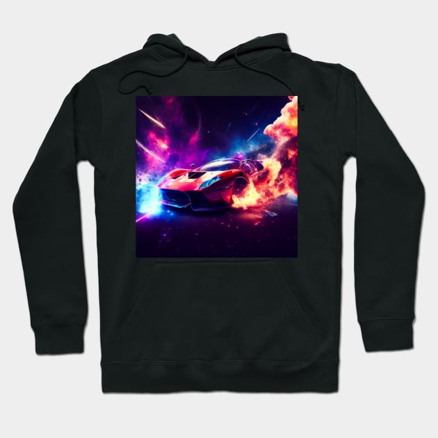 Cosmic Car Hoodie by FattoAMano